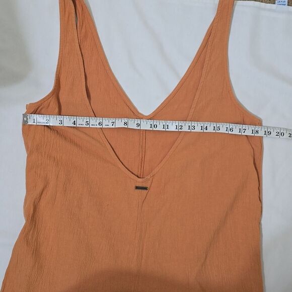 Women's Orange Romper Large - Picture 2 of 6